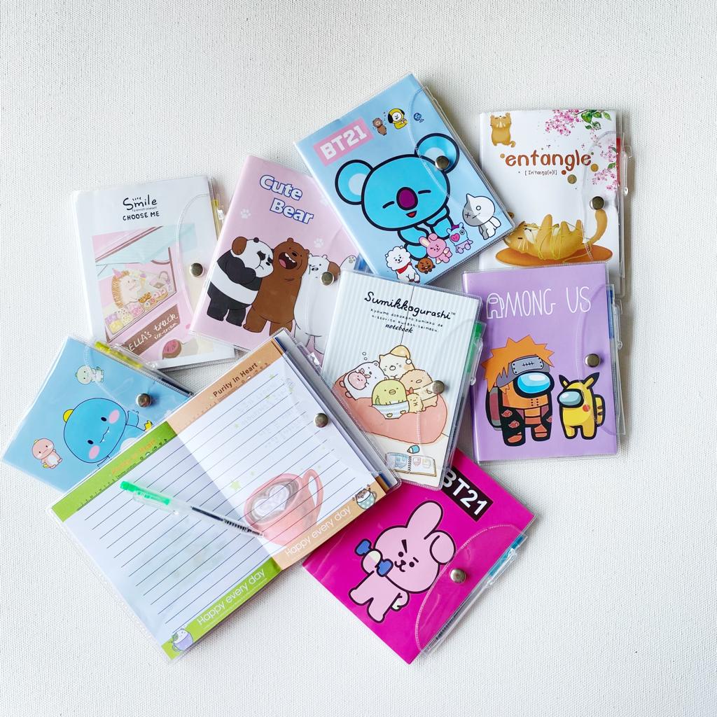 Jual SOS Buku Notes Kancing A6 (50K) / Buku Catatan / Note Book