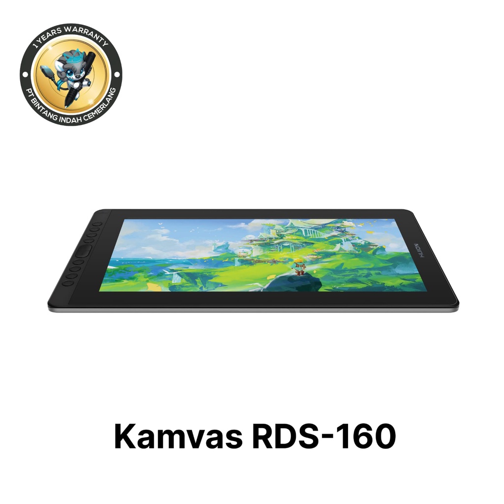 Huion Kamvas 16 (2022) l Drawing Display Tablet Huion Kamvas16 garansi resmi 1 tahun