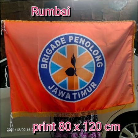 Bendera Brigade Penolong BP Jatim rumbai