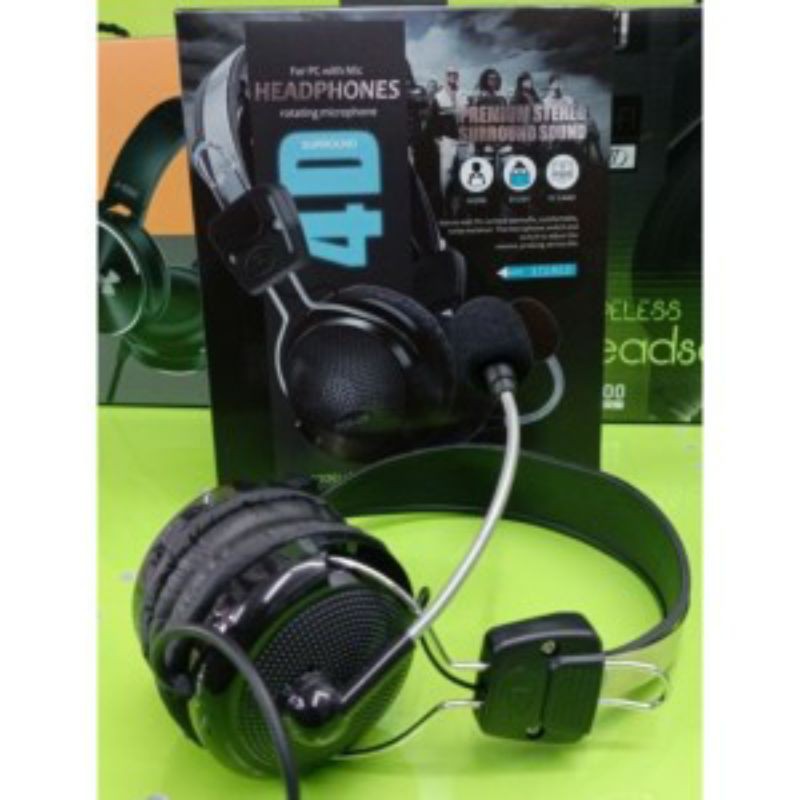 Headset Bando Gaming Pgm 009 Mic Headphone Pgm 009 Shopee Indonesia