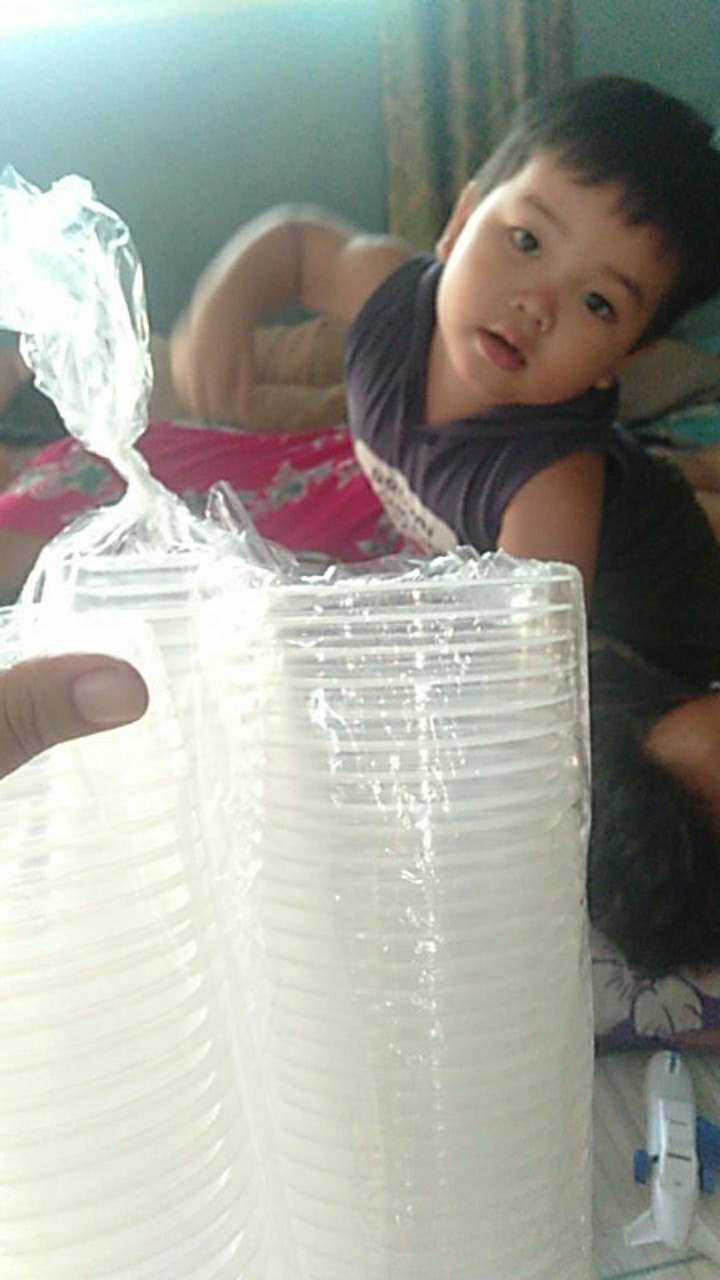 Per Pack Cup Gelas Plastik Pp 16 Oz Tebal 7 Gram Tanpa Tutup