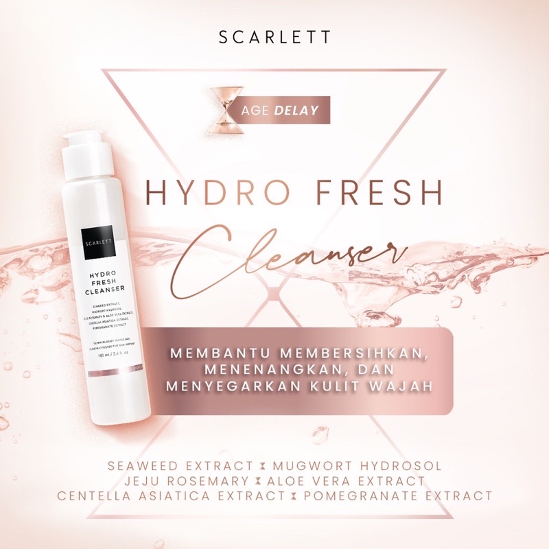 Scarlett Age Delay Hydro Fresh Cleanser - 100ml