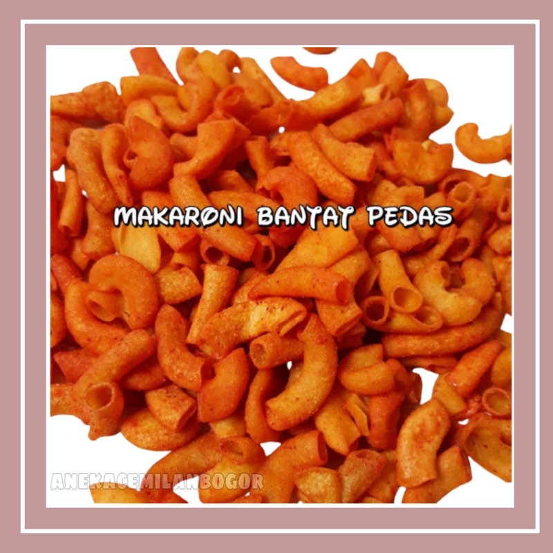

Makaroni Bantat Pedas 500 Gr / Snack Makaroni Pedas / Snack Kiloan