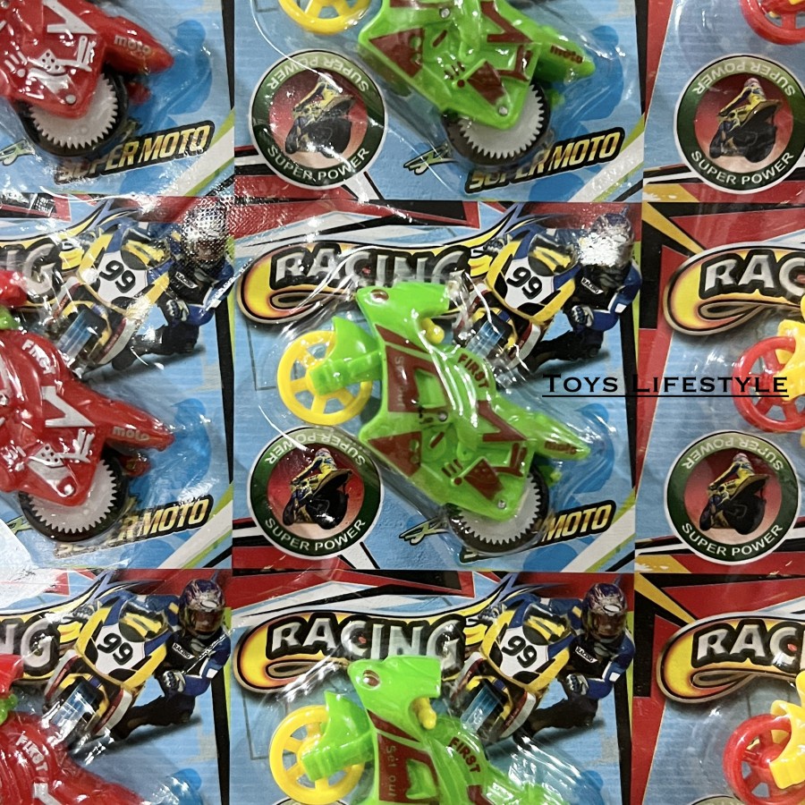 Racing Supermoto Motogp Motor Spin Go Mini Lucu Murah