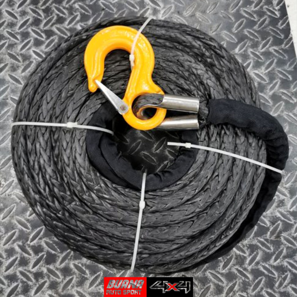 Tali Plasma Winch 16mm x 40m UHMWPE Plasma Rope Synthetic Rope Offroad