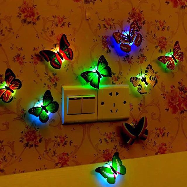 [NEW] Lampu Kupu kupu Led light Butterfly Lampu hias Kupu kupu Night Dekorasi Kamar Tidur