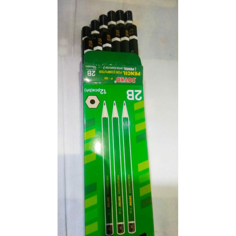 

12 Pcs PensiL Kayu 2B Joyko P -88 / P-8126