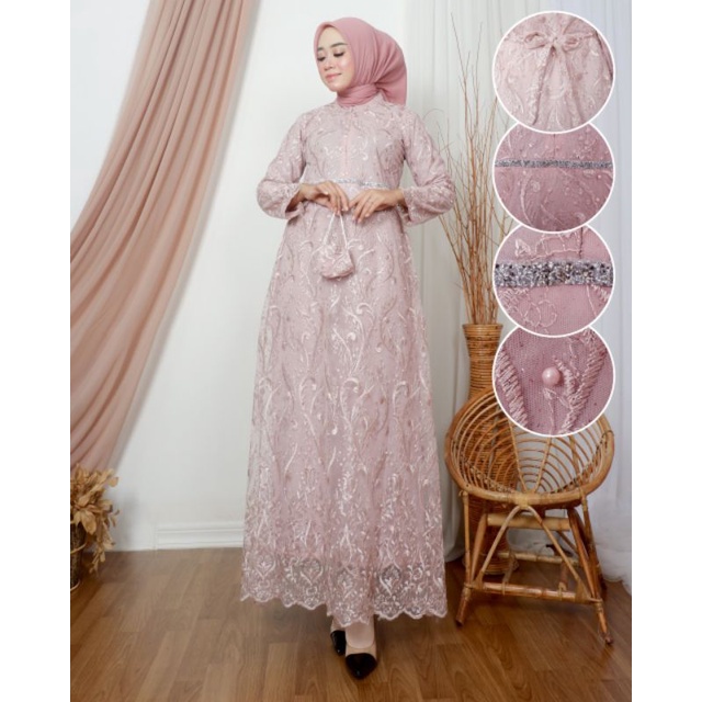 Gamis Tille Namira Busui / Baju Wisuda Kebaya Modern Dress / Kebaya Modern Muslim / Kebaya / Gamis Kebaya / Busui