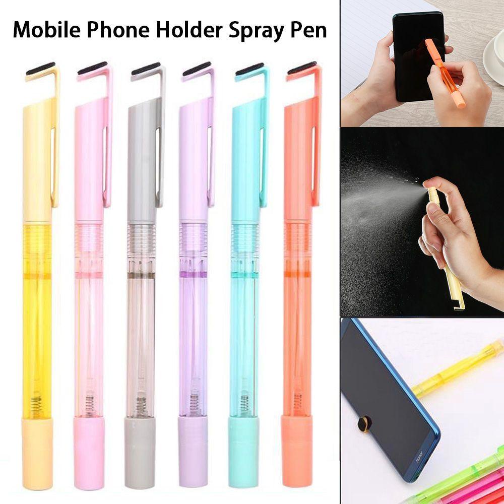 Pulpen Nanas Pensil Mini Isi Ulang Alat Tulis Alat Tulis Phone Holder Cleaning Pen