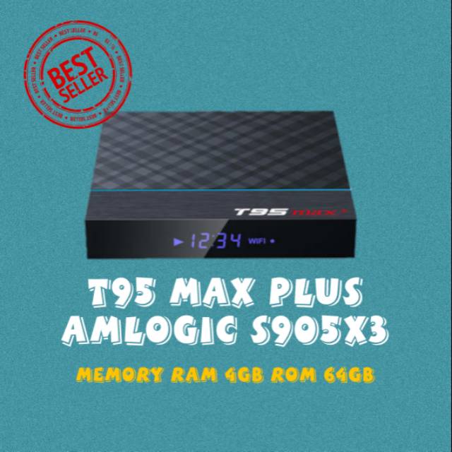 STB Android Box Merk T95 Max Plus