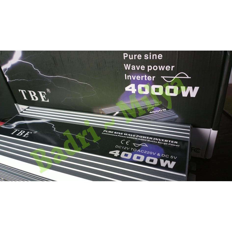 Inverter 4000w 12v TBE Pure Sine Wave