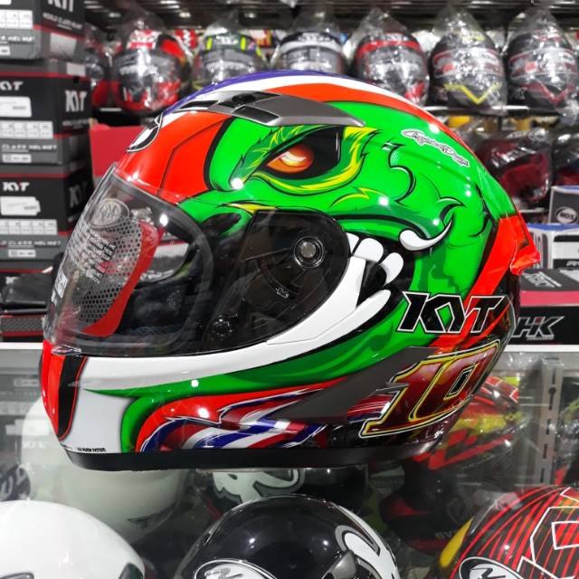 Helm KYT Vendetta 2 Thitipong + Free Tas Helm KYT Original