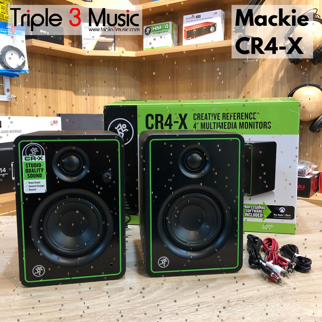 Mackie CR4X Speaker Monitor Flat Original Triple3music