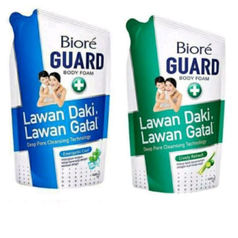 SABUN MANDI CAIR BIORE GUARD LAWAN ANTI DAKI DAN GATAL  450  MILI