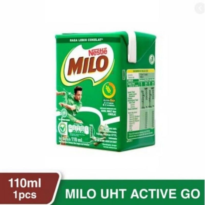 

Milo Healty Drink UHT Coklat 110ml