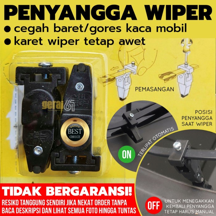 READY MURAH Penyangga Wiper/Wiper Up/Wiper Stand (cegah baret/gores kaca mobil)