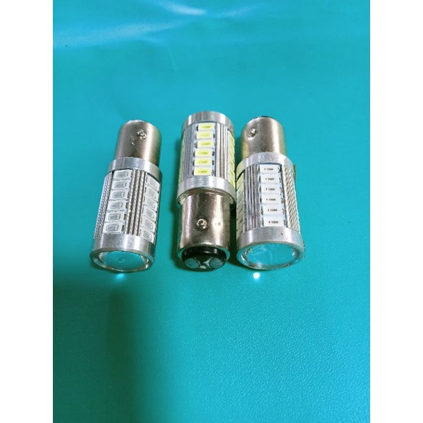 2PCS LAMPU STOP 33 MATA LENSA/BOHLAM STOP 33 MATA LENSA LED MOBIL 12VOLT