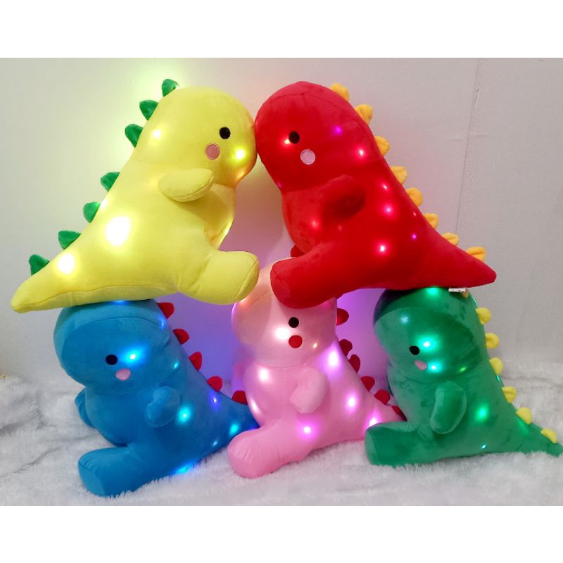 Boneka Lucu DINOSAURUS MENYALA lembut dan halus berukuran(NEW ARIVAL)