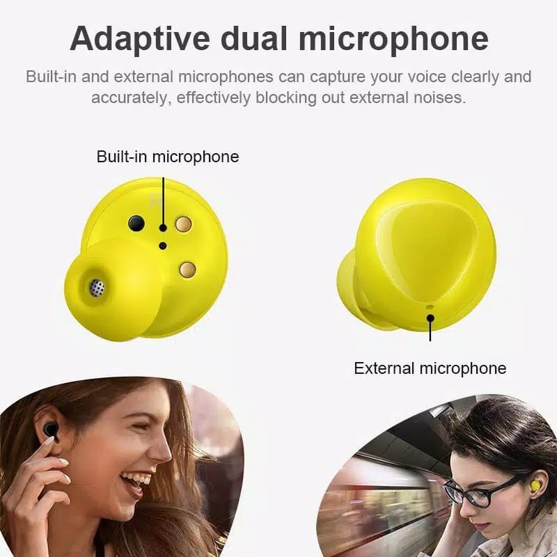 Headset Bluetooth Buds Plus R175 Wireless Charger Super Bass