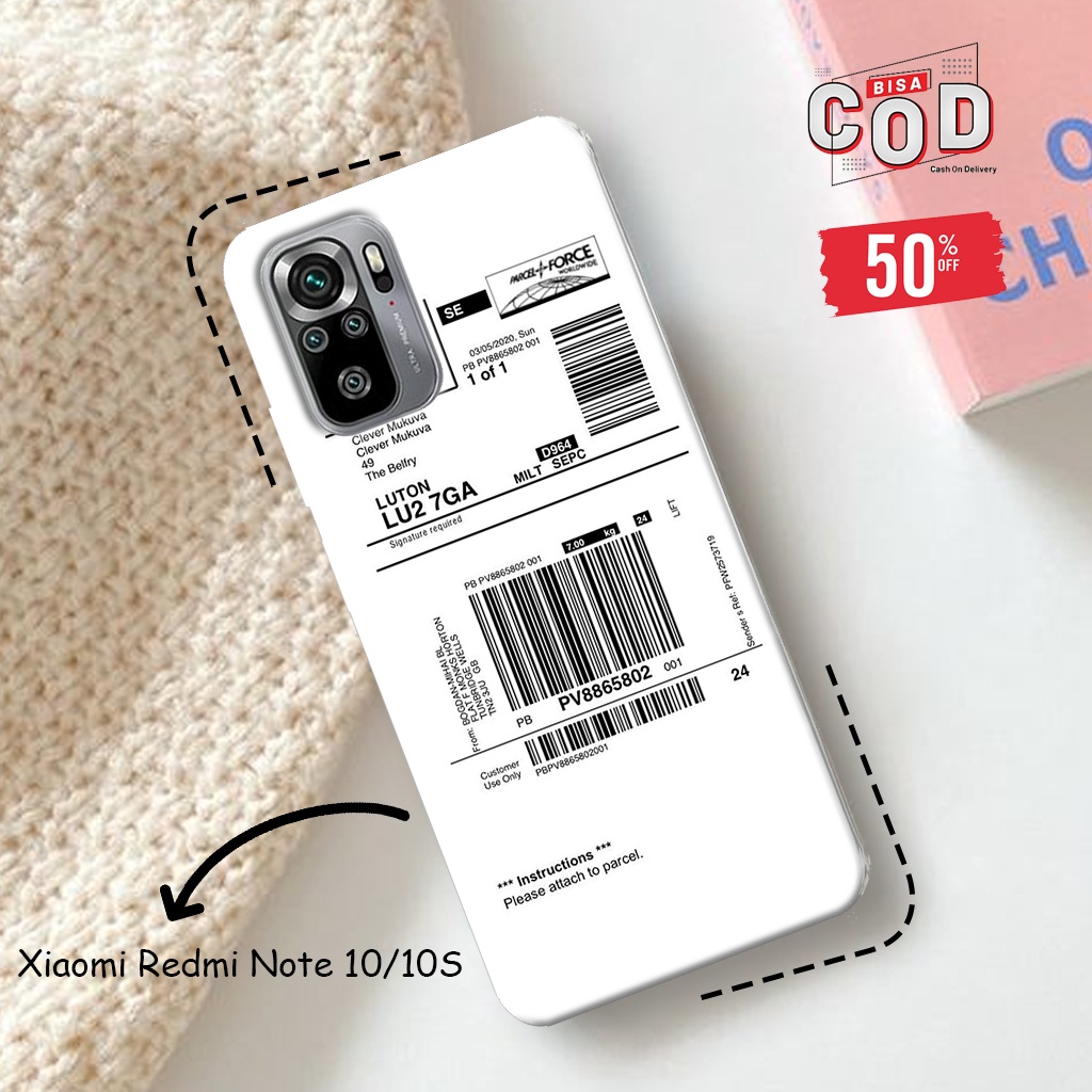Case Hp Xiaomi Redmi Note 10/10s - PIcks Store - Casing Hp REDMI - Model Wallpaper DHL  Keren - Mika