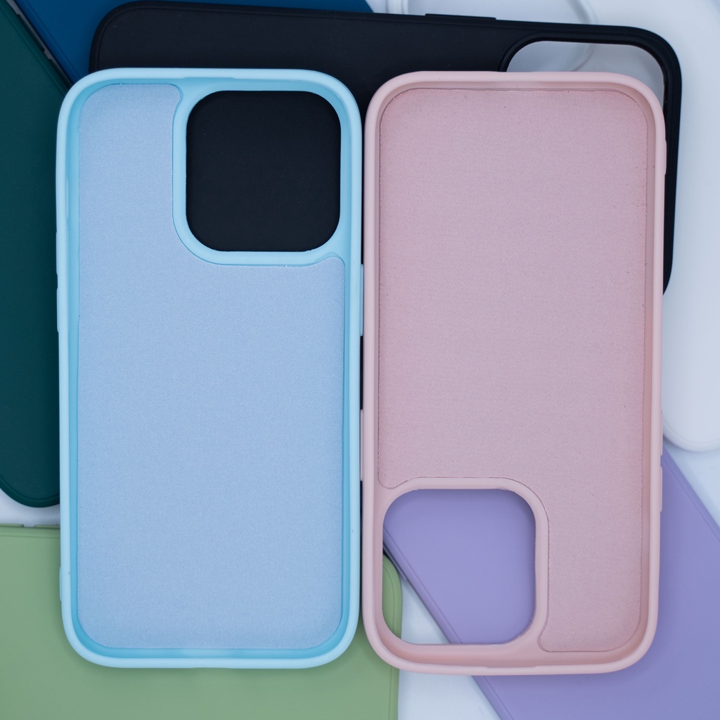 Casing iPhone 14/14 Plus/14 Pro/Max Color Candy Case Silicone Soft Case