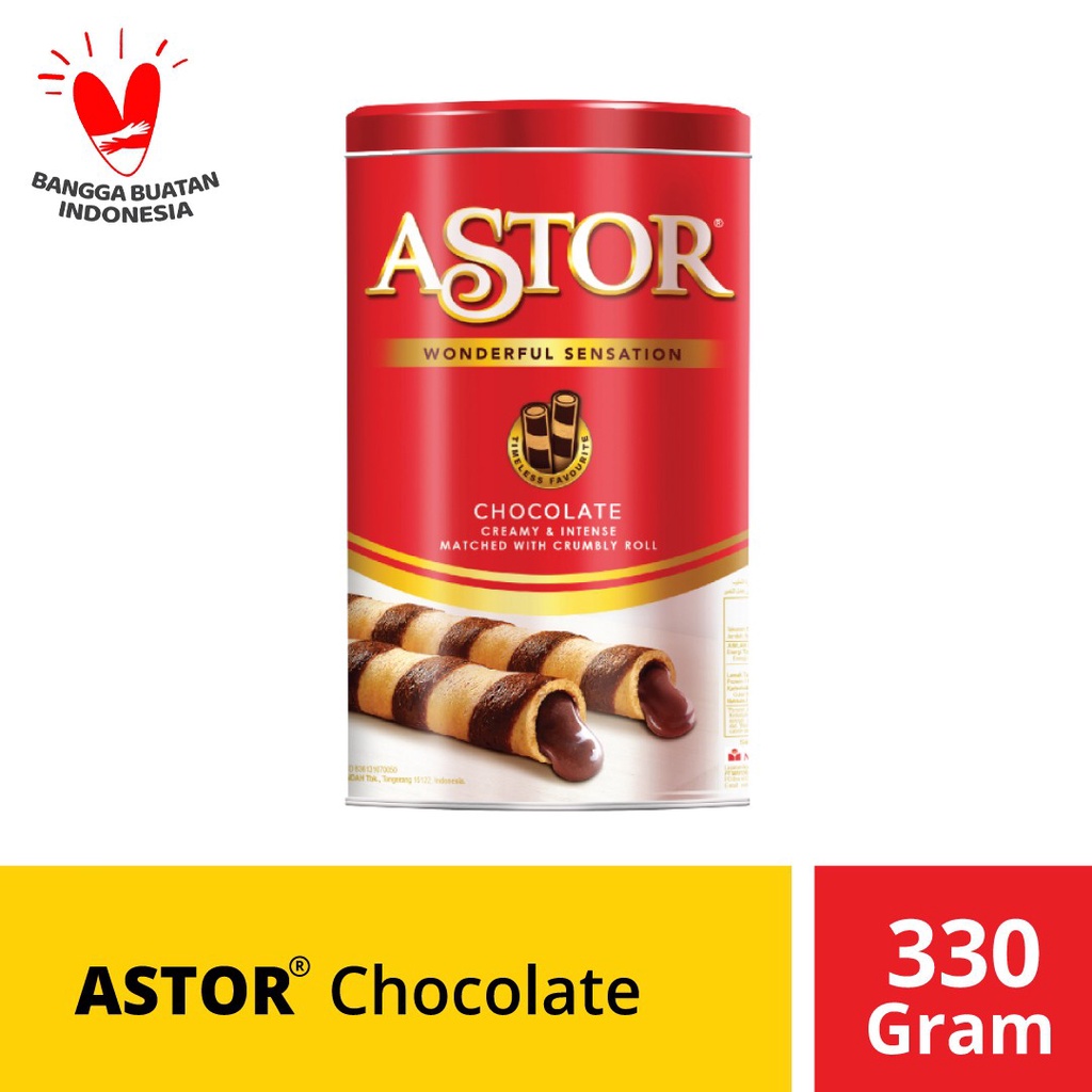 

Astor Wafer Stick Double Chocolate 330gr