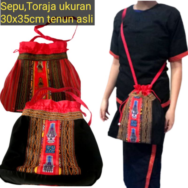 tas selempang tenun toraja / tas serut toraja