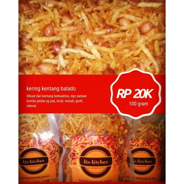 

Kering kentang balado