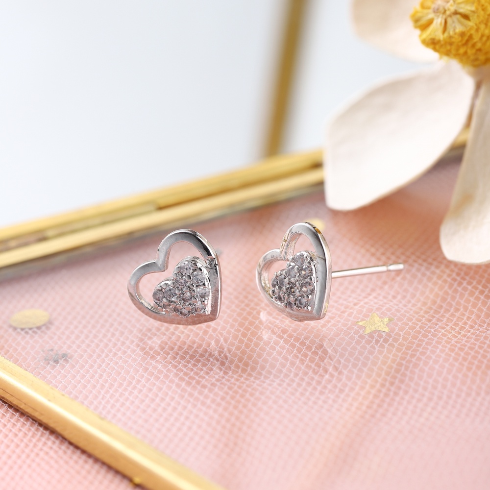 ✅✨COD Anting Tusuk Wanita Korea Sederhana Fashion Aksesoris Titanium Anting Perak Murah D255