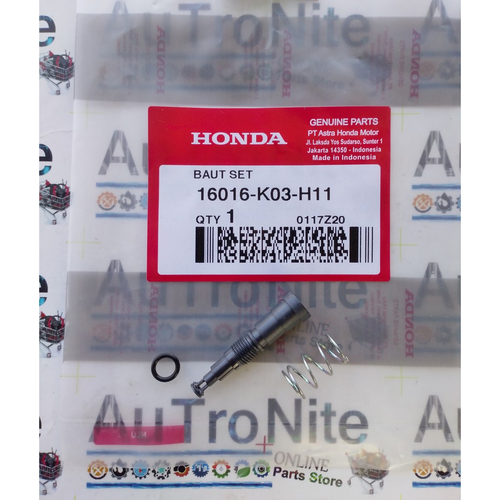 Baut Setelan Angin SCREW SET Gas 16016-K03-H11 Ori Honda Abdolute Revo Beat Pop Street Scoopy Spacy 