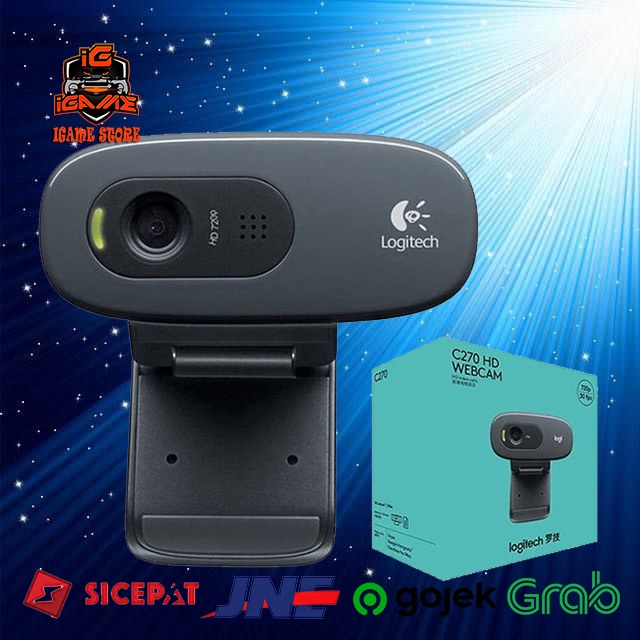 Logitech USB HD Webcam C270 with Microphone NAMPOL GAN