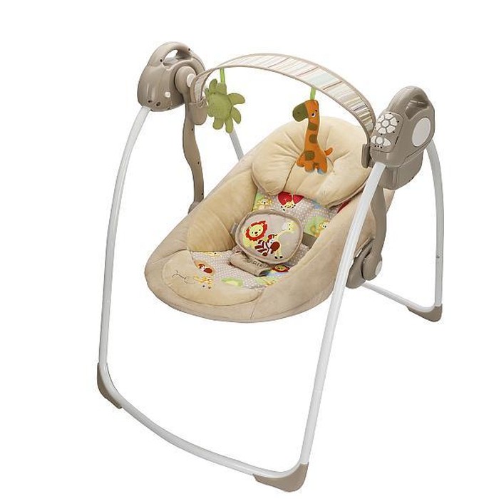 Star Seller Ayunan Bayi Elektrik BabyElle Automatic Baby Swing /Beige /Blue /Pink Bagus