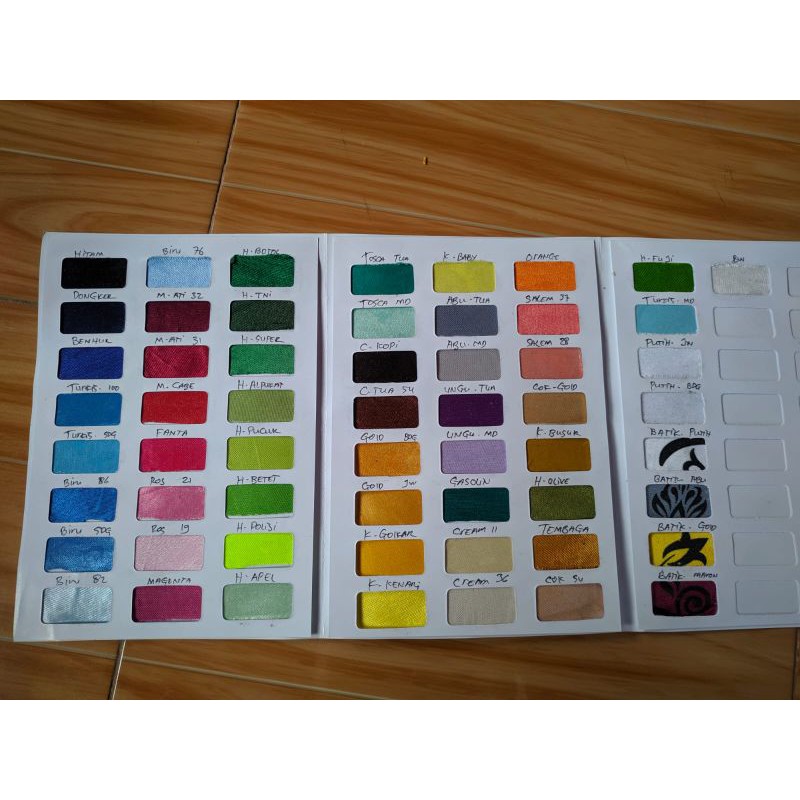 kain dekorasi filamin abutay / Kain Felamin / Kain abutay