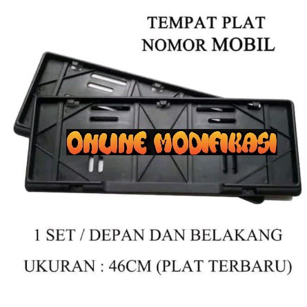 Tatakan Plat Nomor Mobil Model ASTRA Terbaru 46cm