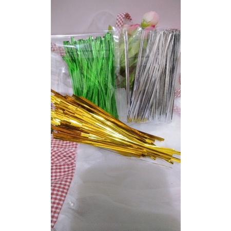 Twist Tie/ Kawat Souvenir / Tali Souvenir Murah 10 cm isi 50pcs