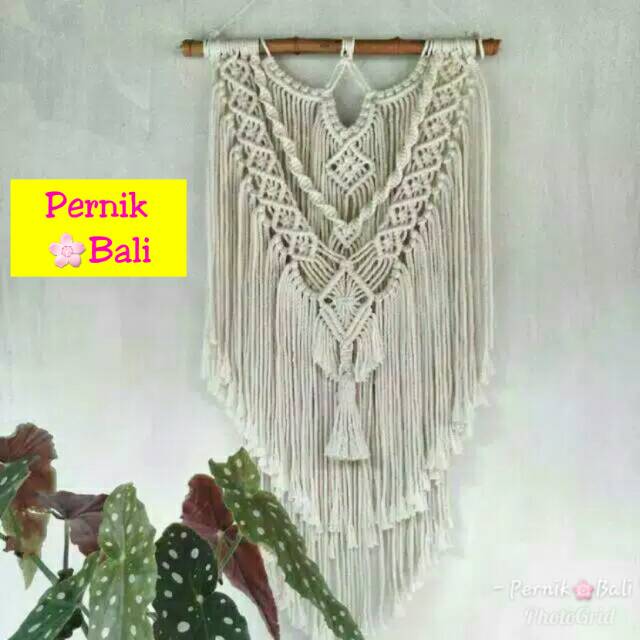 Macrame Rajut Hiasan Dinding PernikBali
