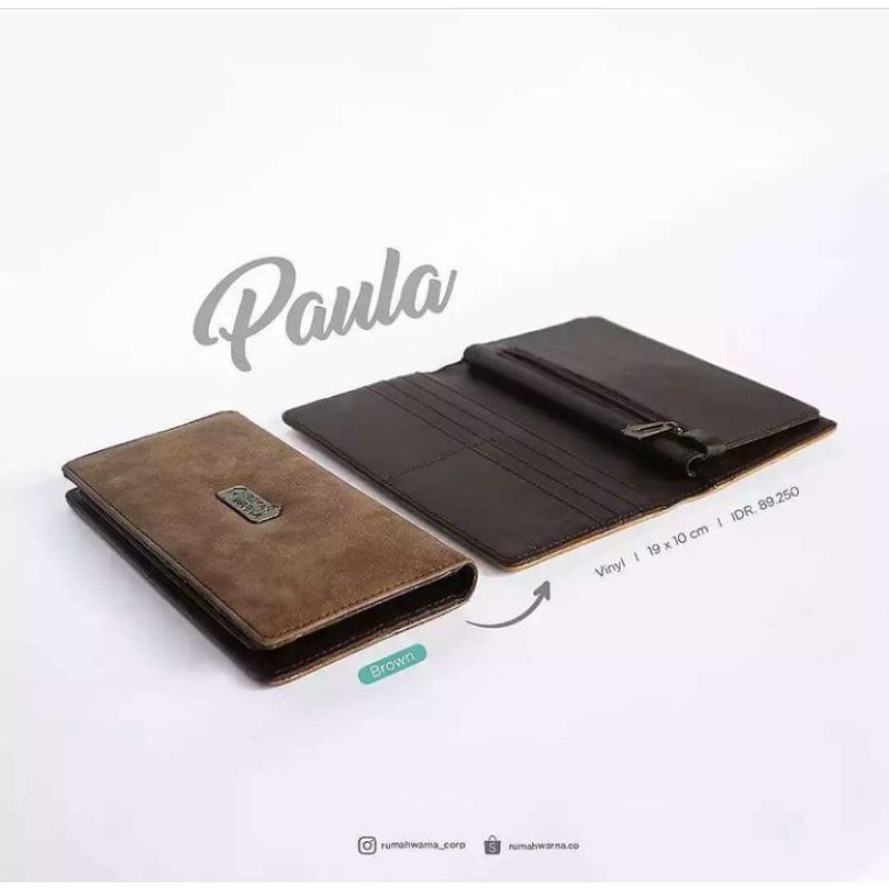 Dompet Paula Brown Rumah Warna