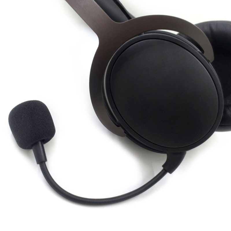 Cre Mic Boom Headphone 3.5mm Dengan Cover Busa Noise Canceling Untuk Hyper X Cloud Mix