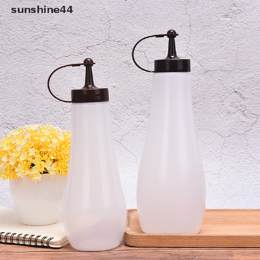 Sunshine Botol Dispenser Saus / Minyak / Kecap / Salad Bahan Plastik Untuk Dapur