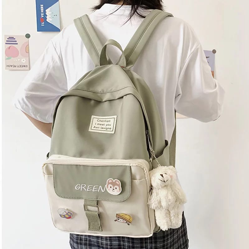 Tas Sekolah TK SD Ransel Anak Perempuan Backpack Wanita dan lakilaki-3