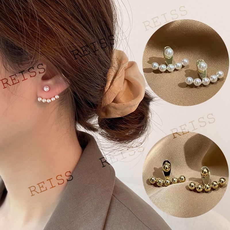 Anting Tusuk Mutiara Putih Untuk Wanita