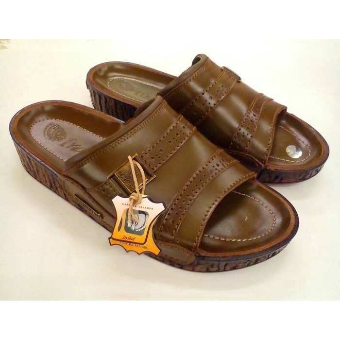 Indian Sandal Pria Kulit Asli Bahan 