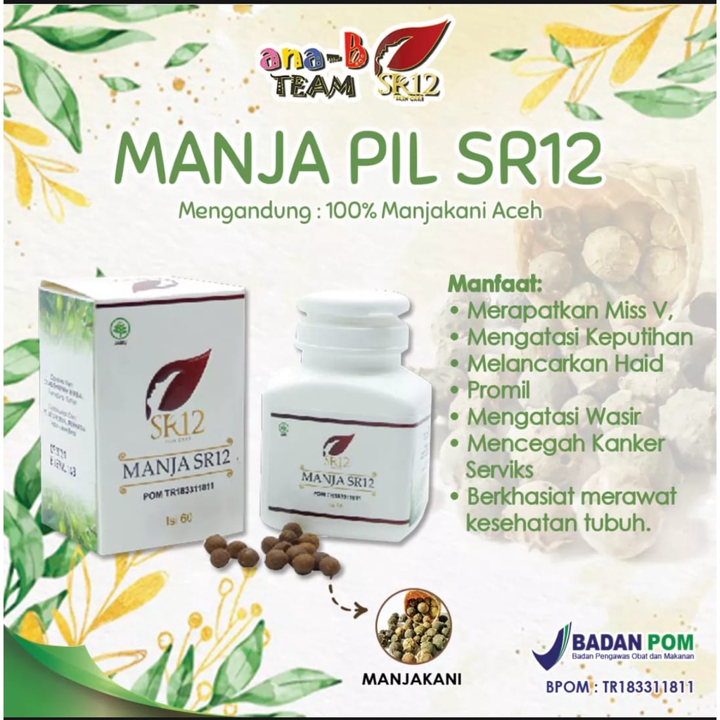 KSR 12 MANJAKANI  / SOLUSI KEPUTIHAN / ATASI MASALAH KEWANITAAN / MANJA SR12