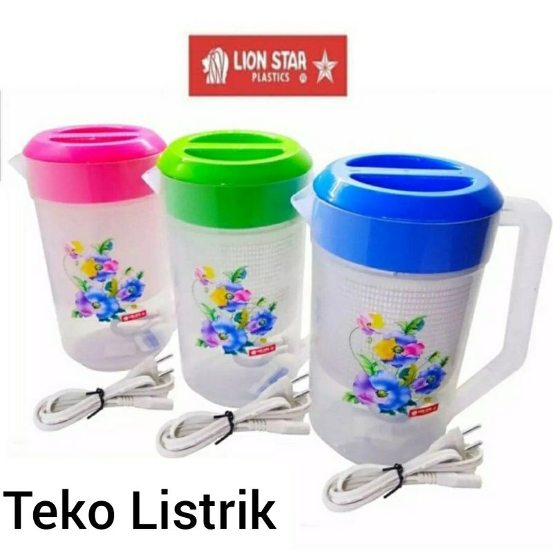 TEKO LISTRIK PLASTIK / TEKO MUG PEMANAS AIR 2LITER