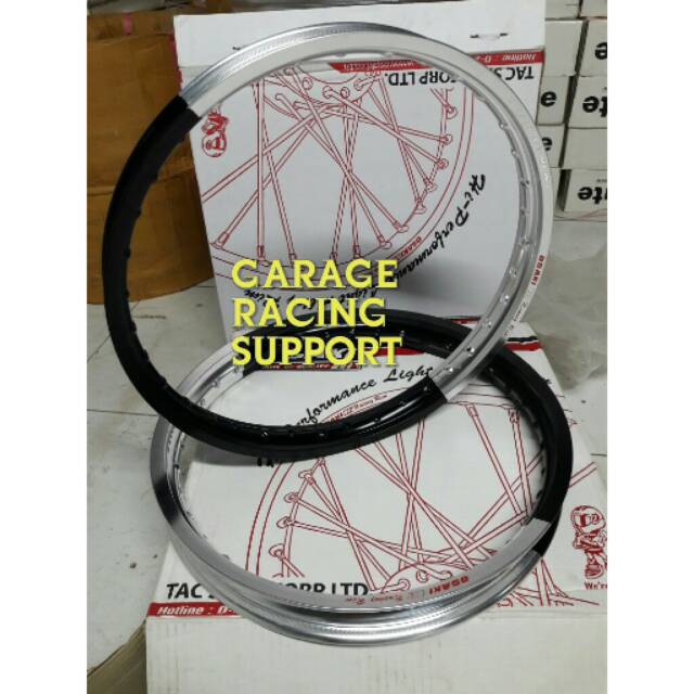 BIG PROMO VELG OSAKI TWO TONE HITAM SILVER ori THAILAND