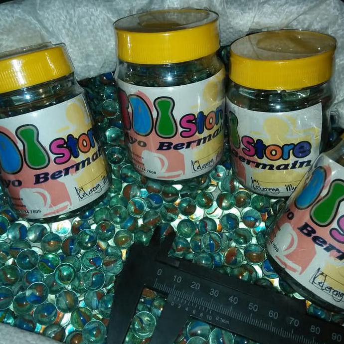 BIG SALE Kelereng ukuran mini kecil isi 100 butir perbungkus