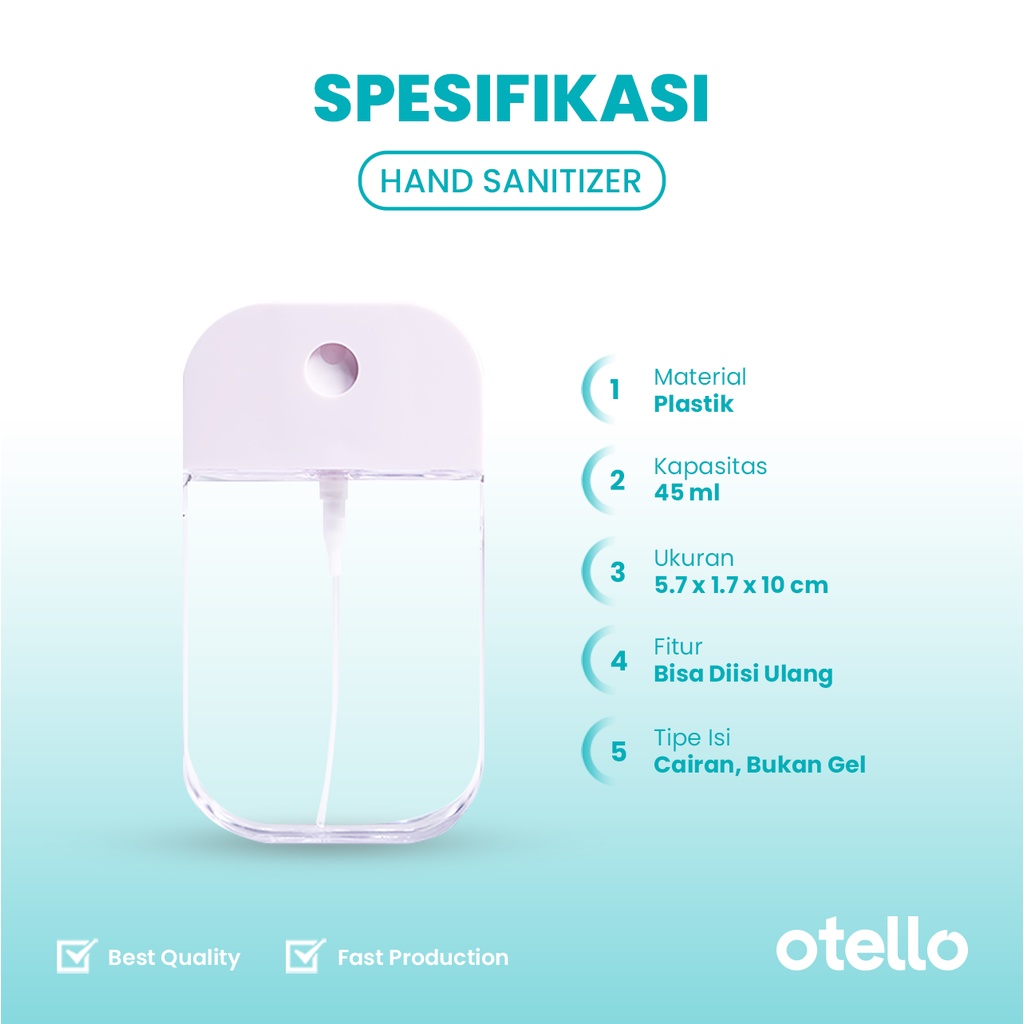 Idul Fitri Hand Sanitizer Kado Gift Set Hampers Eid Mubarak Hadiah Lebaran Otello Pocket Power Mist