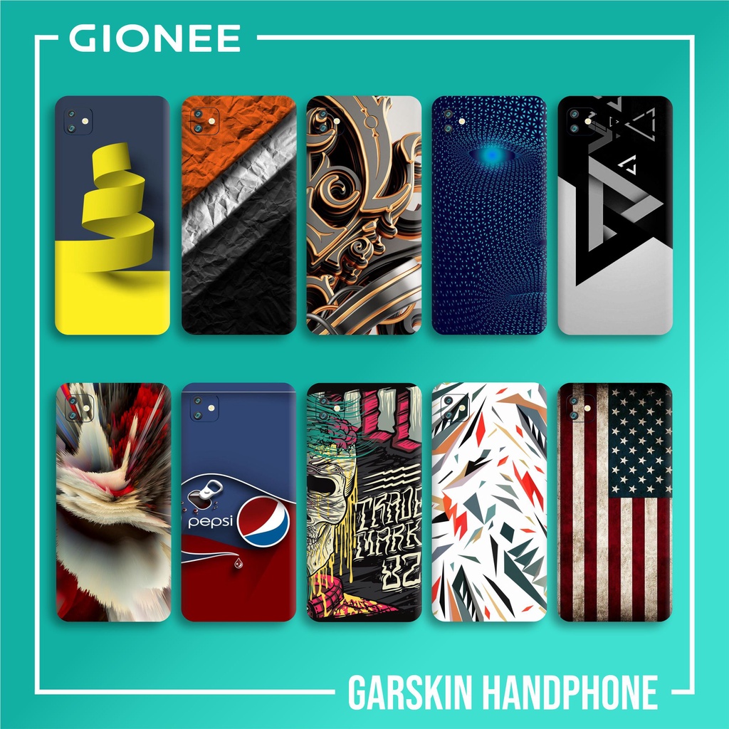 GIONEE MAX PRO SKIN GARSKIN CASE PROTECTOR DAPAT 2 PCS FREE CUSTOM GAMBAR BEBAS BISA COD