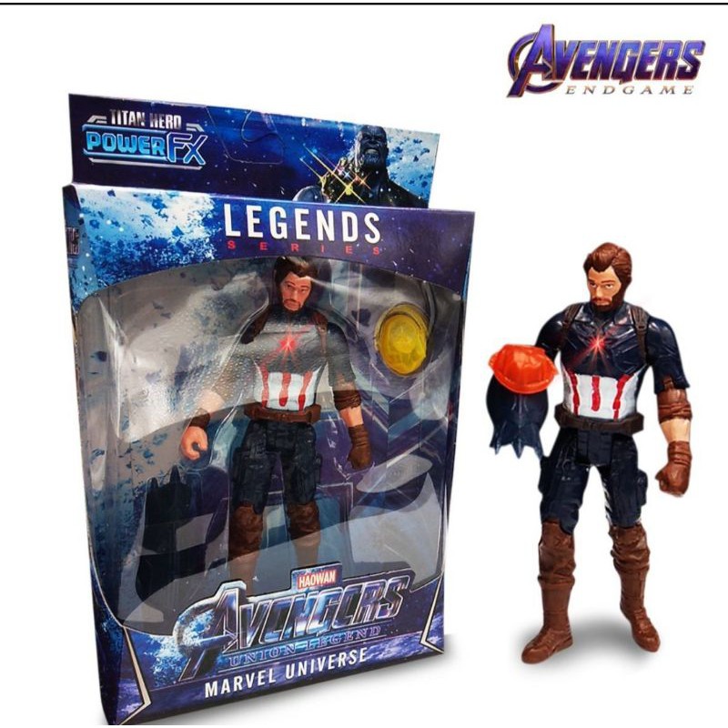 Figur Captain america mainan anak / robot figur captain