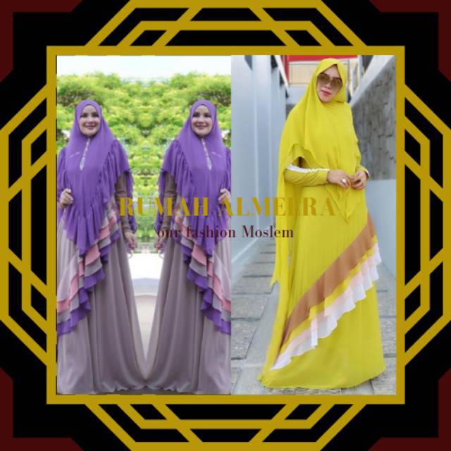 86.MIRALEA ✔BAJU GAMIS SYARI SET KHIMAR GAMIS REAL PICT VIDEO ORIGINAL ALMEERA GLZ